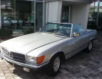 MERCEDES BENZ SL 380 silber metallic/ R 107 / Cabrio