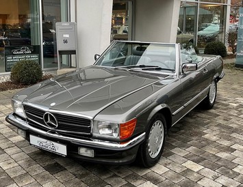 MERCEDES BENZ SL 560 Cabrio, R107, Anthrazitgrau, BJ 1988